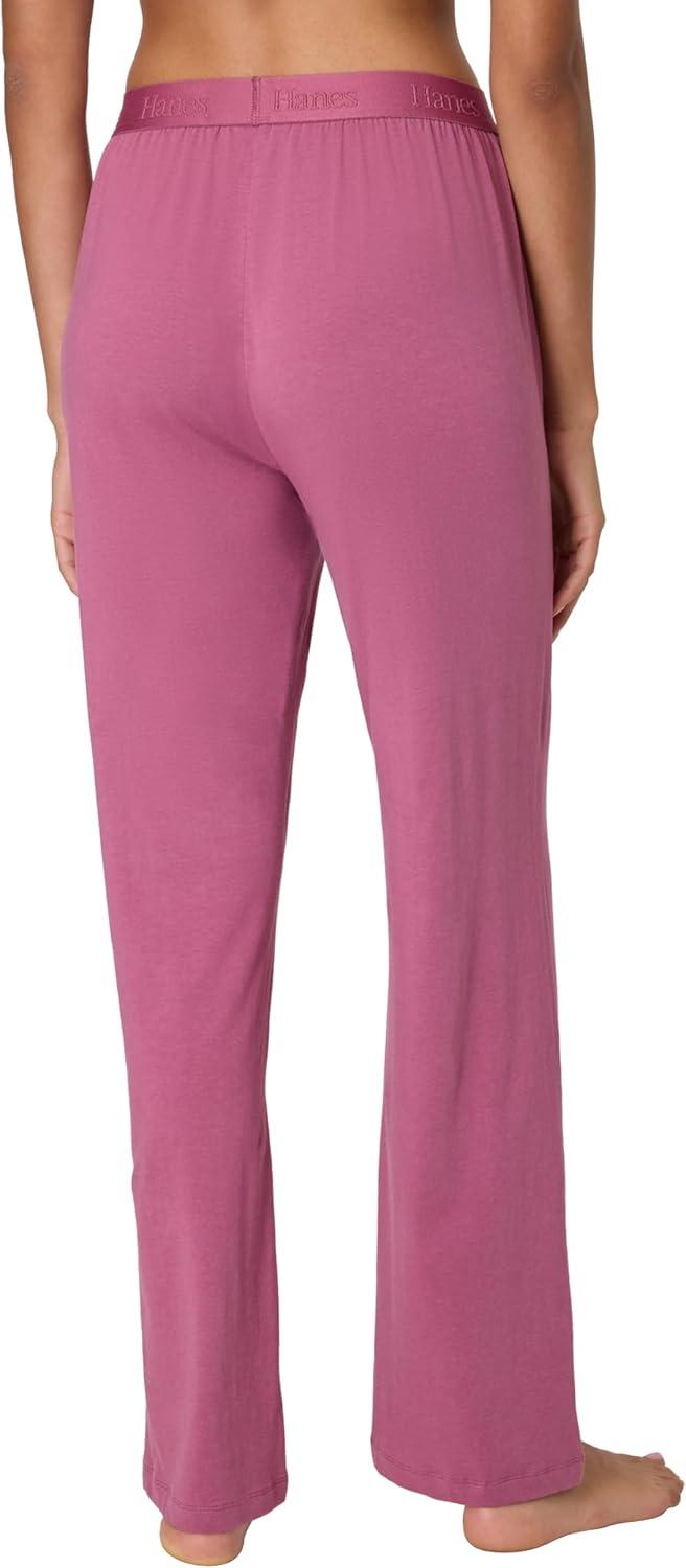 imageHanes Womens Lounge Pants Originals Supersoft Comfywear Sleep Pants Loungewear for Women 30Mauve Mood
