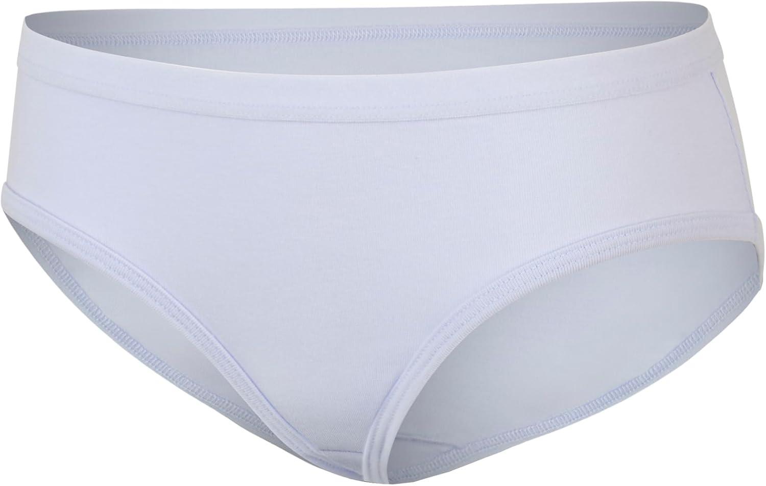 imageHanes Girls Cotton Stretch UnderwearPurple Periwinkle Grey White Floral Prints