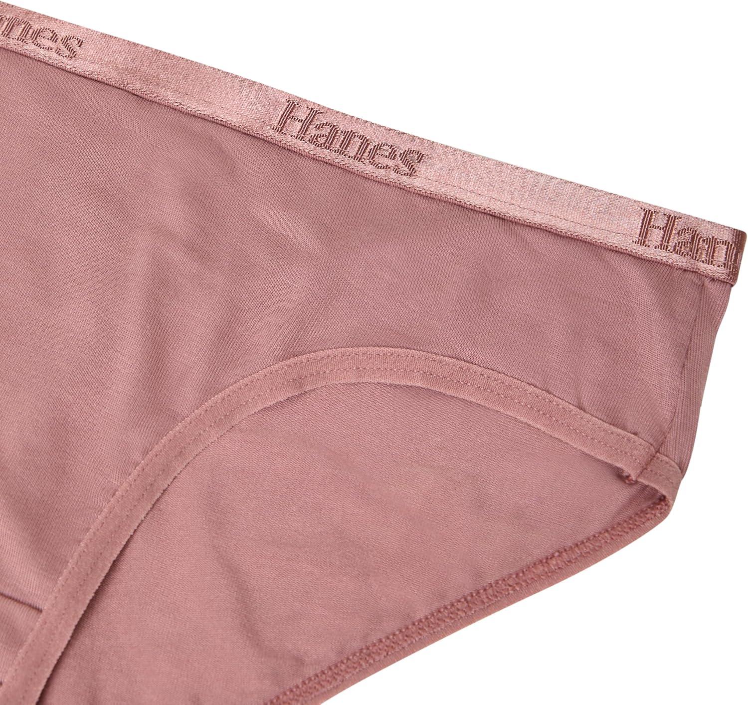 imageHanes girls Underwear Hipsters Pack 6pack Originals Supersoft Hipster Panties for Girls MoisturewickingPurple Flowers Pink Earthen Tan Lavender Celadon