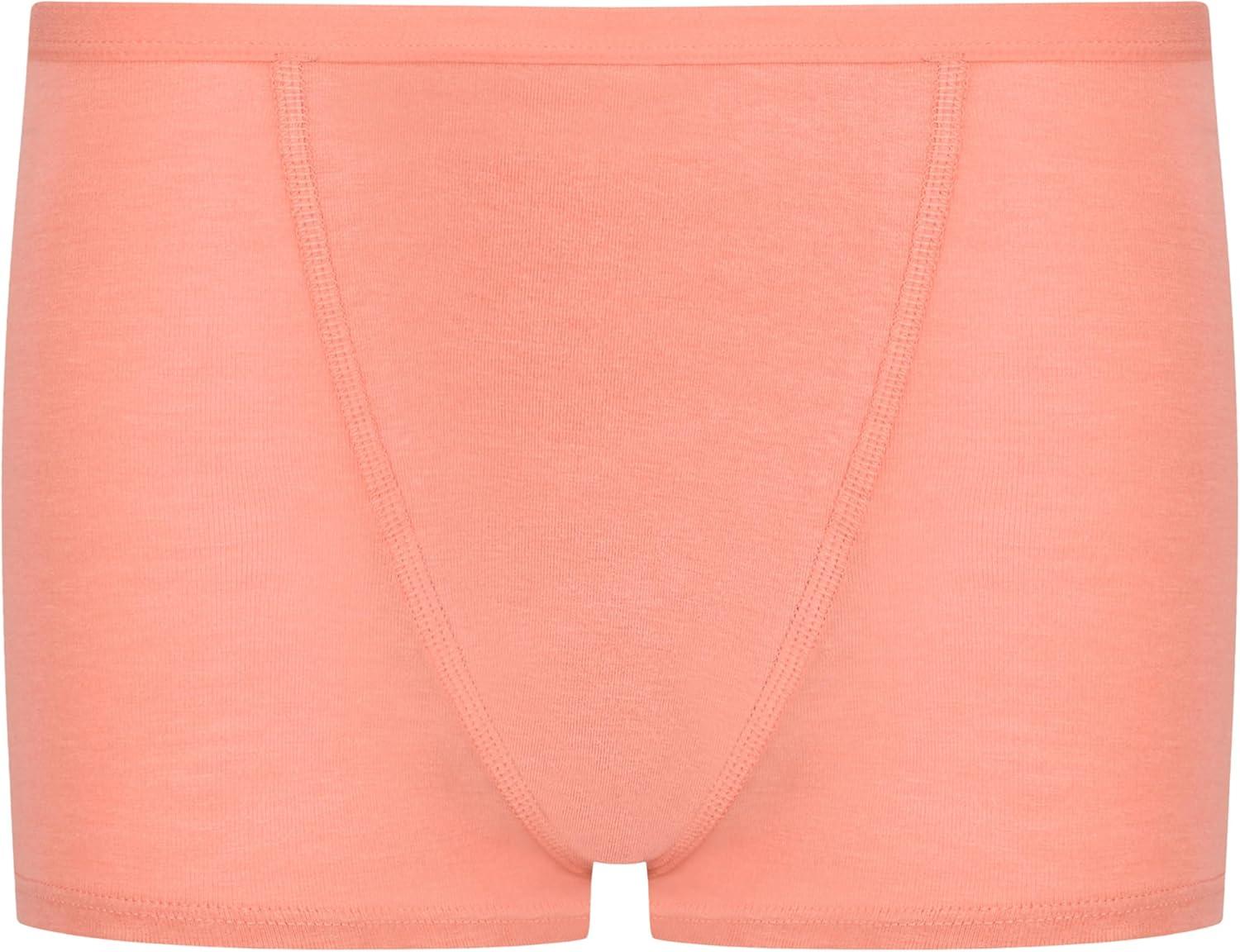 imageHanes Girls Period Underwear Boxer Briefs Comfort Period Boxer Brief Panties for Girls Moderate ProtectionPeachBlueBlack