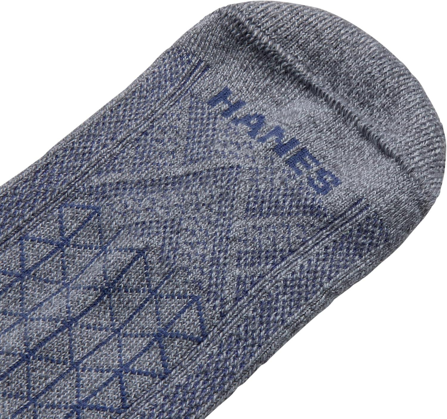 imageHanes Mens Socks Pack 4Pair Pack Absolute Run Mens HeelShield Tab Moisture Wicking Socks for Men