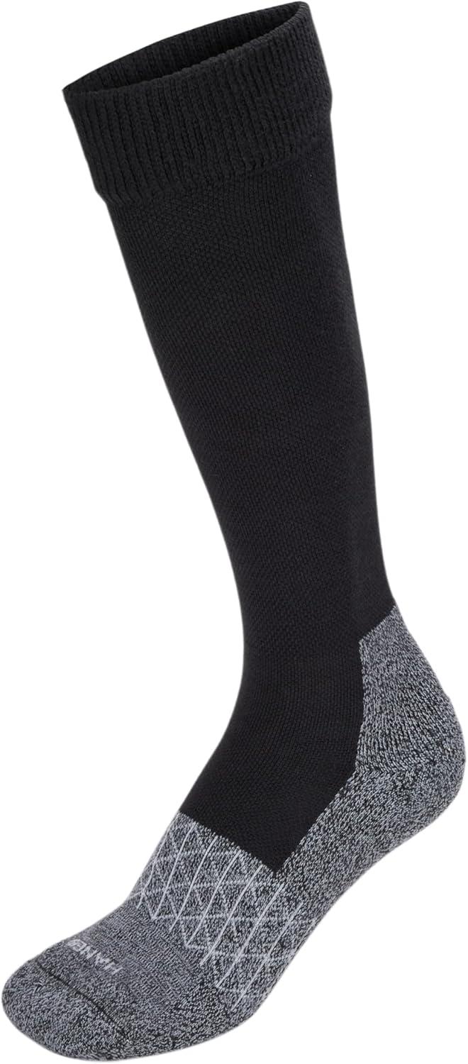 imageHanes Womens Overthecalf Socks WMild Graduated Compression Absolute Wellness Nonbinding Cushioned Socks 3packBlackGreyWhite