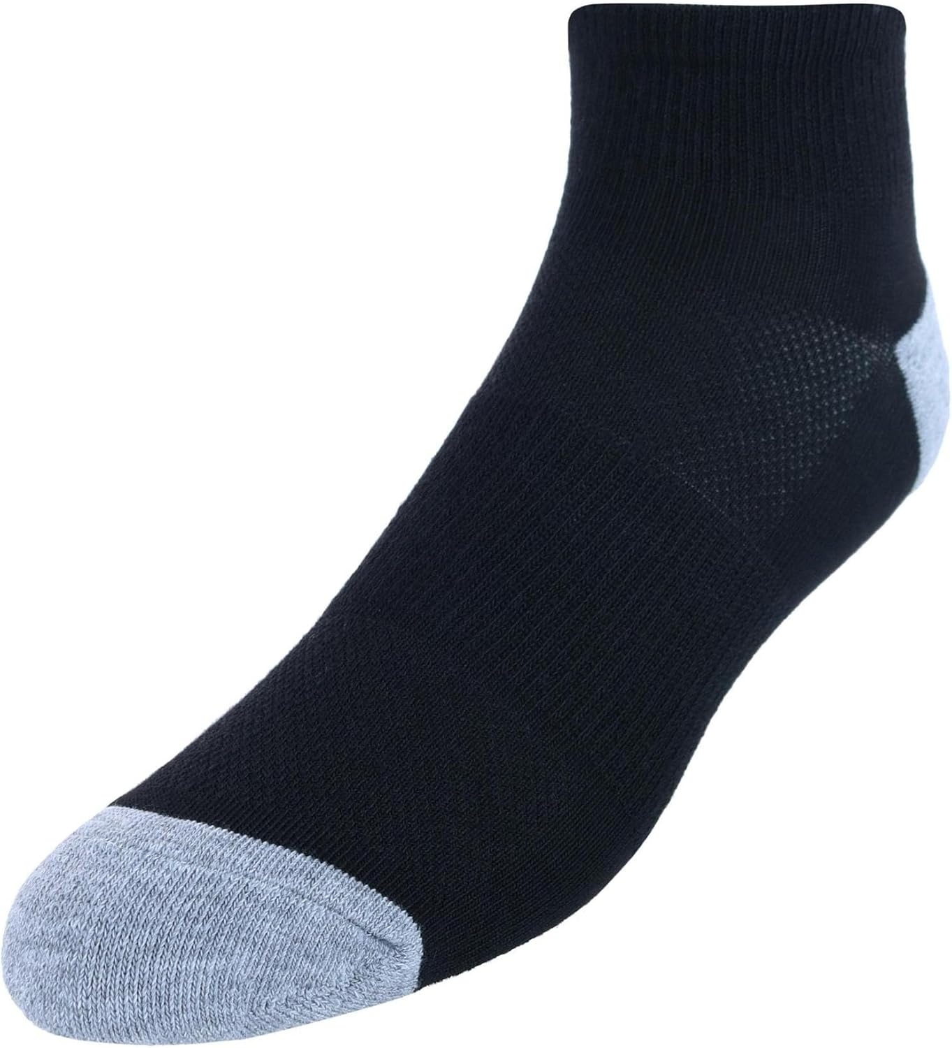 image:imageHanes Mens Socks Active Cool Xtemp Lightweight Moisturewicking Cushioned Ankle Crew and No Show 12 and 14 Pair PacksBlack Ankle 12 Pair
