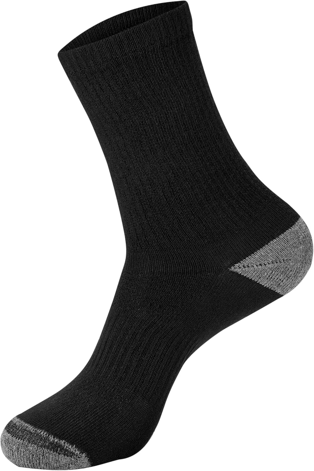 image:imageHanes Mens Socks Active Cool Xtemp Lightweight Moisturewicking Cushioned Ankle Crew and No Show 12 and 14 Pair PacksBlack Crew 14 Pair