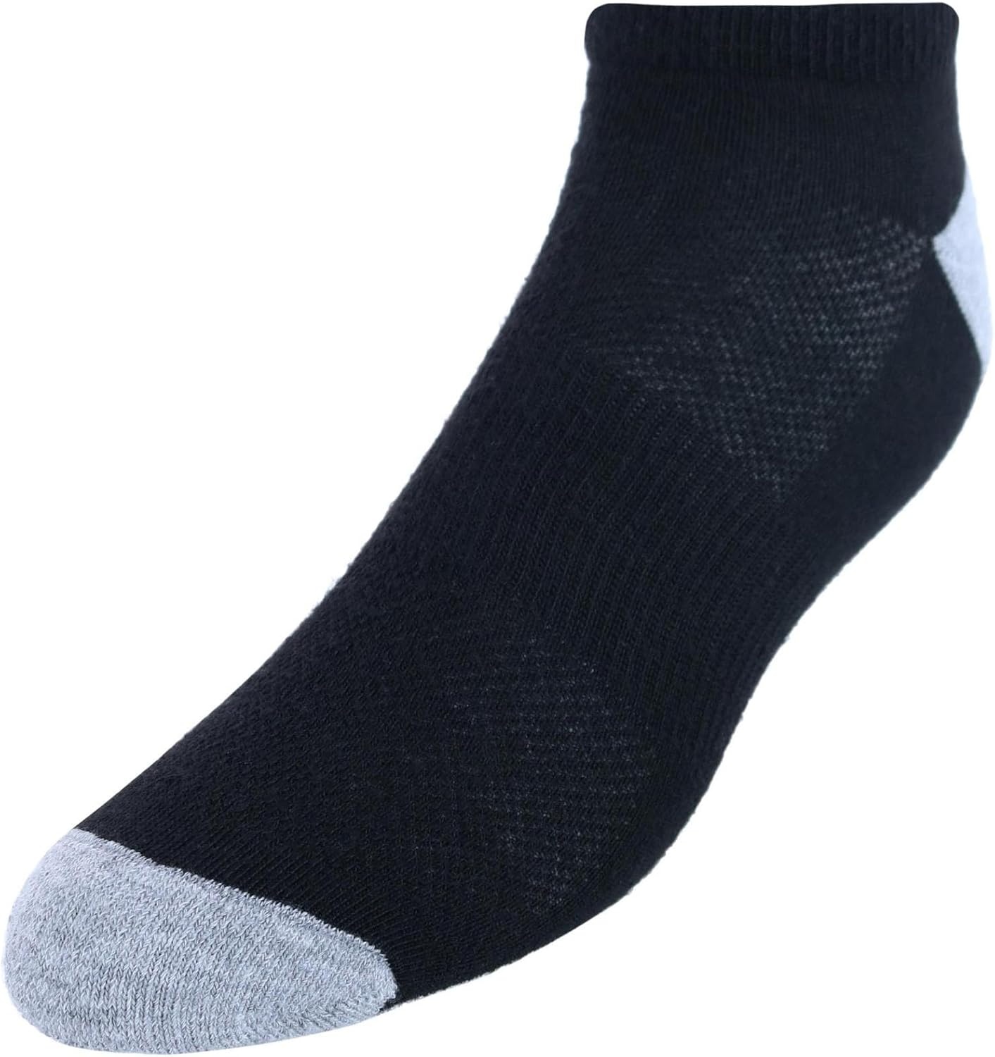 image:imageHanes Mens Socks Active Cool Xtemp Lightweight Moisturewicking Cushioned Ankle Crew and No Show 12 and 14 Pair PacksBlack Low Cut 12 Pair