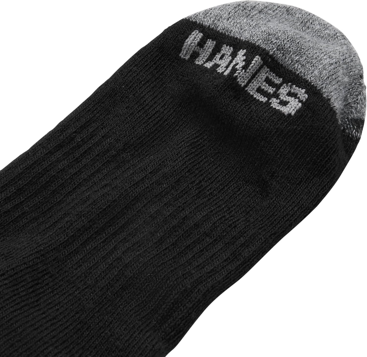 image:imageHanes Mens Socks Active Cool Xtemp Lightweight Moisturewicking Cushioned Ankle Crew and No Show 12 and 14 Pair PacksBlack No Show 12 Pair