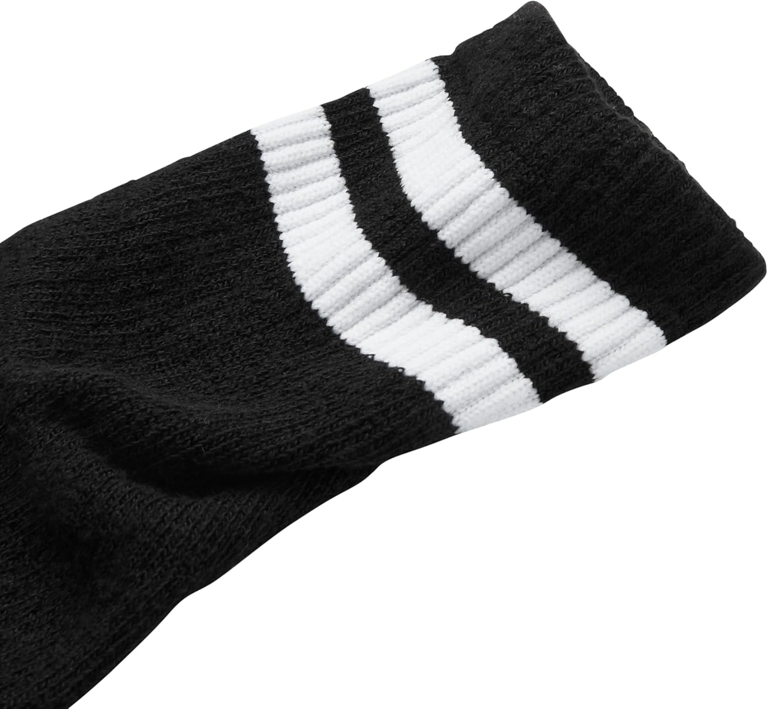 image:imageHanes Mens Socks Active Cool Xtemp Lightweight Moisturewicking Cushioned Ankle Crew and No Show 12 and 14 Pair PacksBlack Stripe Crew 14 Pair
