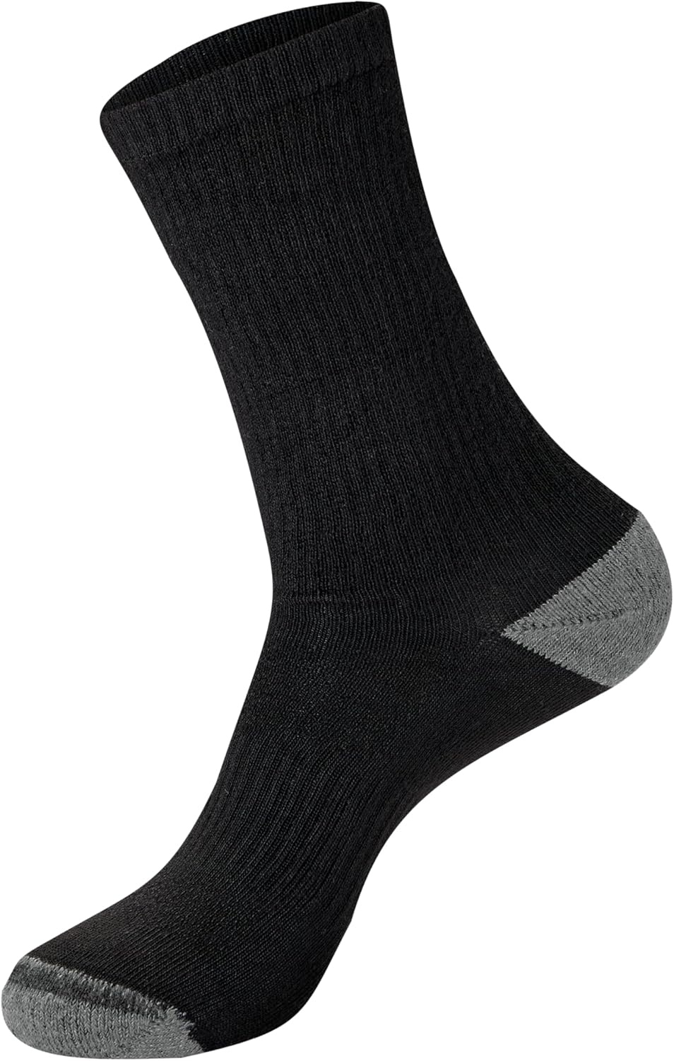 image:imageHanes Mens Socks Active Cool Xtemp Lightweight Moisturewicking Cushioned Ankle Crew and No Show 12 and 14 Pair PacksBlack Stripe Crew 14 Pair