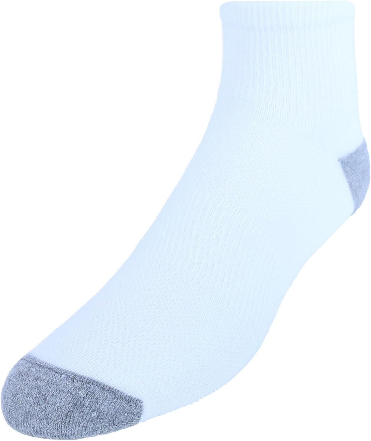 image:imageHanes Mens Socks Active Cool Xtemp Lightweight Moisturewicking Cushioned Ankle Crew and No Show 12 and 14 Pair PacksWhite Ankle 12 Pair