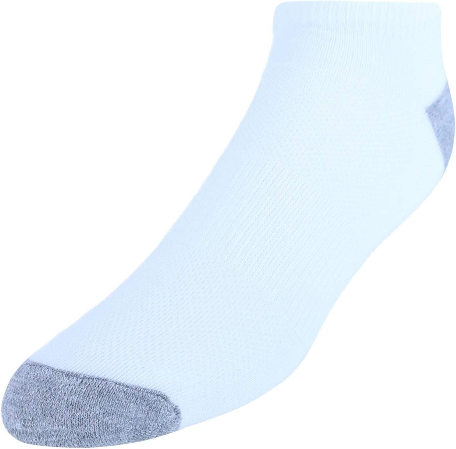 image:imageHanes Mens Socks Active Cool Xtemp Lightweight Moisturewicking Cushioned Ankle Crew and No Show 12 and 14 Pair PacksWhite Low Cut 12 Pair