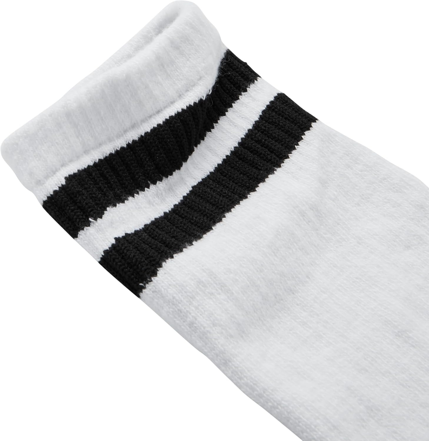 image:imageHanes Mens Socks Active Cool Xtemp Lightweight Moisturewicking Cushioned Ankle Crew and No Show 12 and 14 Pair PacksWhite Stripe Crew 14 Pair