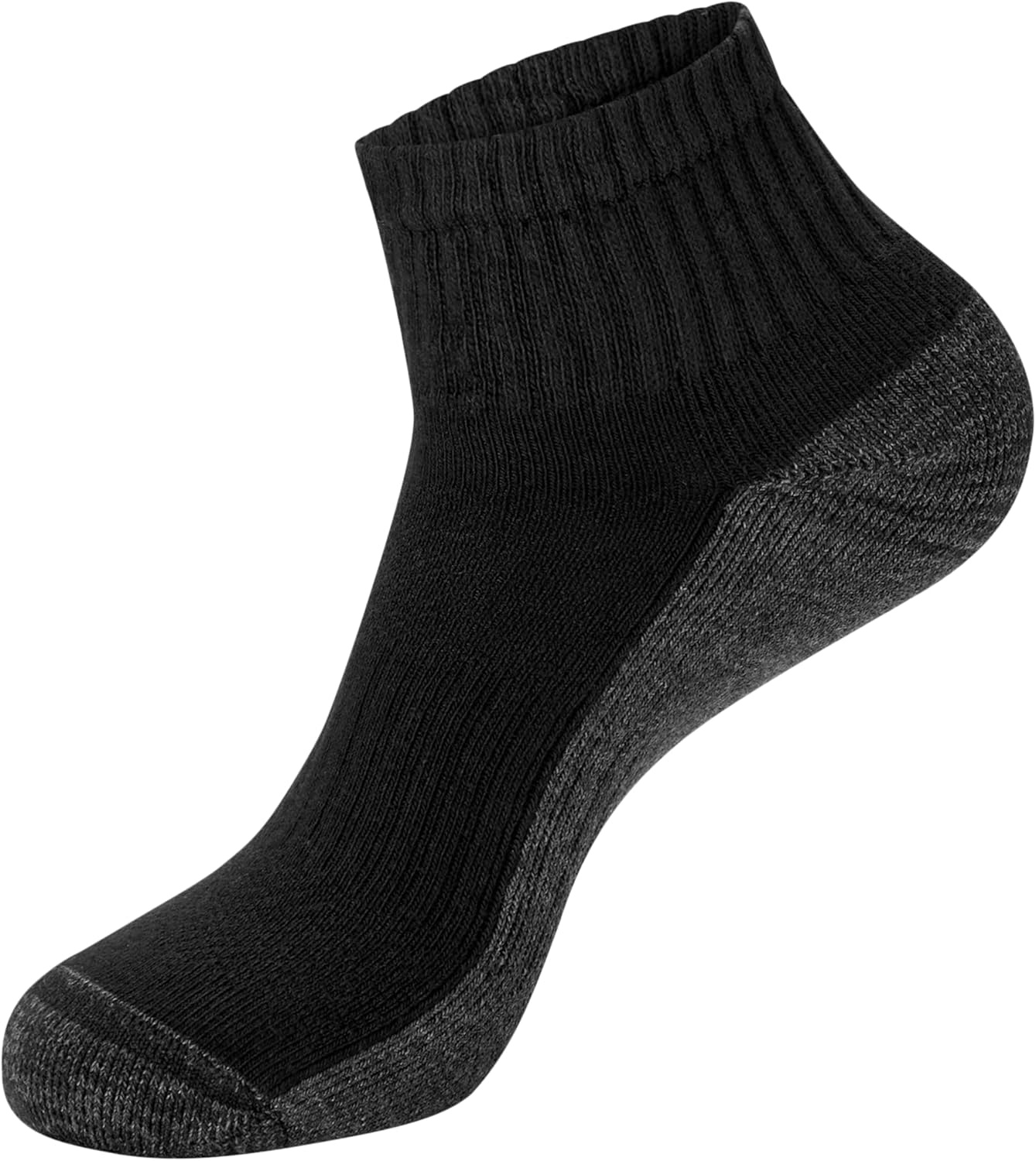 image:imageHanes Mens Socks XTemp Cushioned Low Cut Socks 12PackBlack Ankle 14 Pair