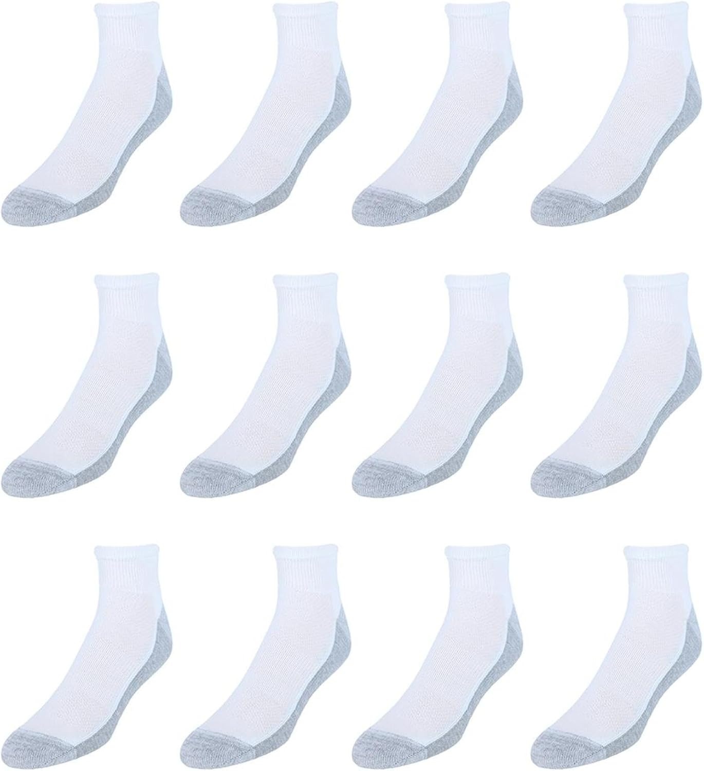 image:imageHanes Mens Socks XTemp Cushioned Low Cut Socks 12PackWhite Ankle 12 Pair