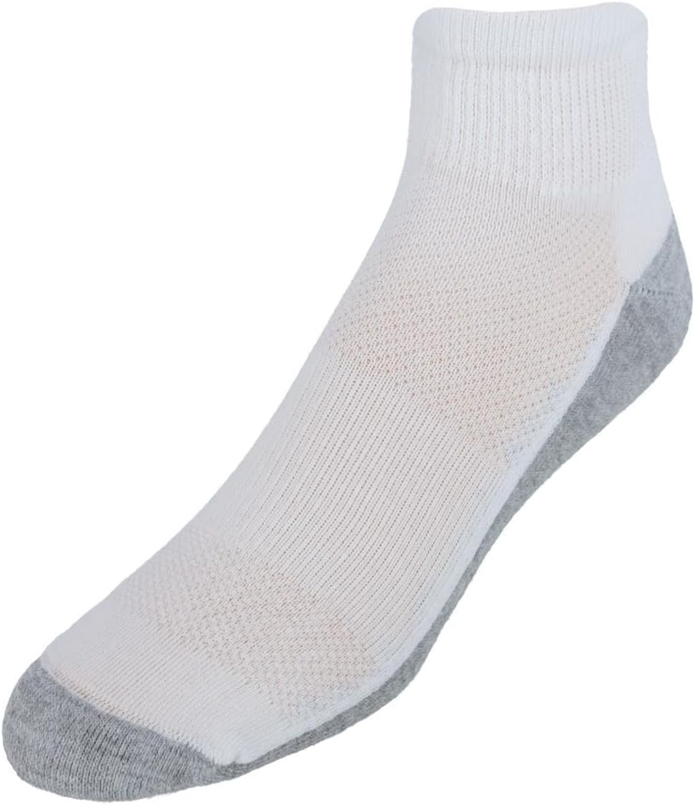 image:imageHanes Mens Socks XTemp Cushioned Low Cut Socks 12PackWhite Ankle 12 Pair