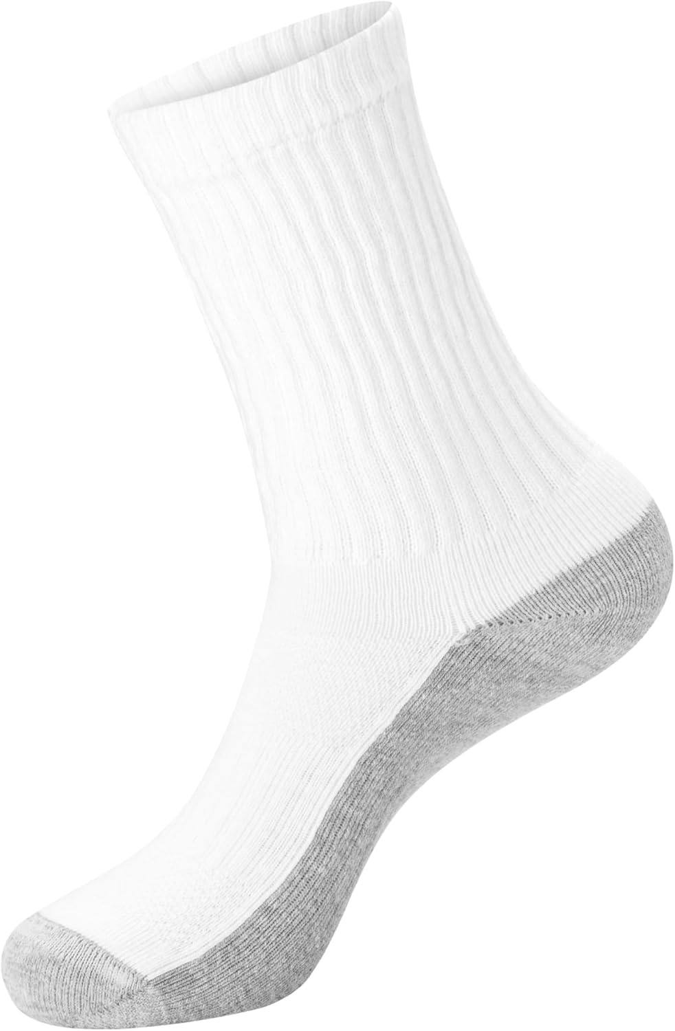 image:imageHanes Mens Socks XTemp Cushioned Low Cut Socks 12PackWhite Crew 14 Pair
