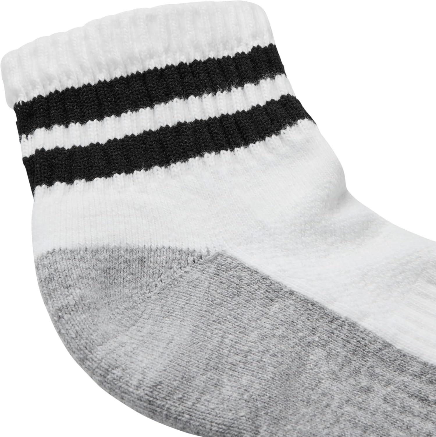 image:imageHanes Mens Socks XTemp Cushioned Low Cut Socks 12PackWhite Stripe Ankle 14 Pair