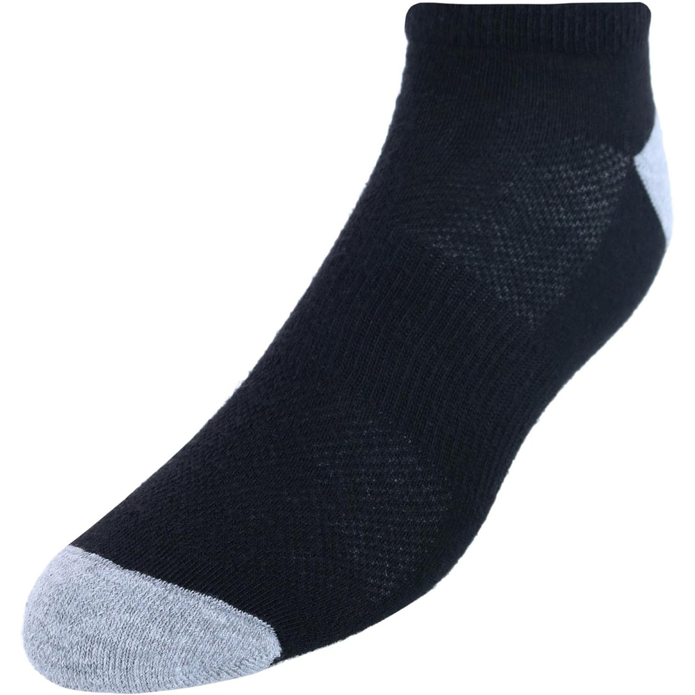 image:imageHanes Mens Socks Active Cool Xtemp Lightweight Moisturewicking Cushioned Ankle Crew and No Show 12 and 14 Pair PacksBlack Low Cut 12 Pair