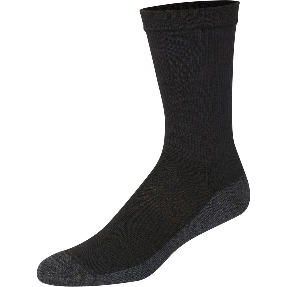 image:imageHanes Mens Socks XTemp Cushioned Low Cut Socks 12PackBlack Crew 12 Pair