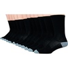 Black - Crew 12 Pair