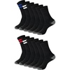 Black Stripe - Crew 14 Pair