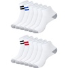White Stripe - Ankle 14 Pair
