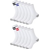 White Stripe - Crew 14 Pair