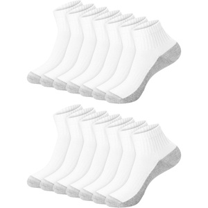 Hanes Men’s Socks, X-Temp Cushioned Low Cut Socks, 12-Pack(White – Ankle 14 Pair)